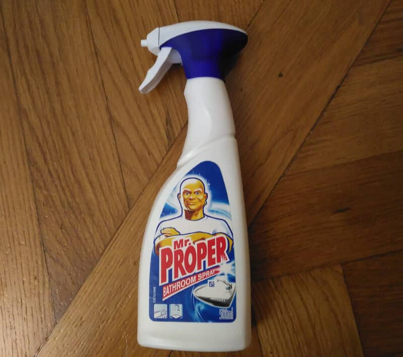 Mr. Proper, not Mr. Clean