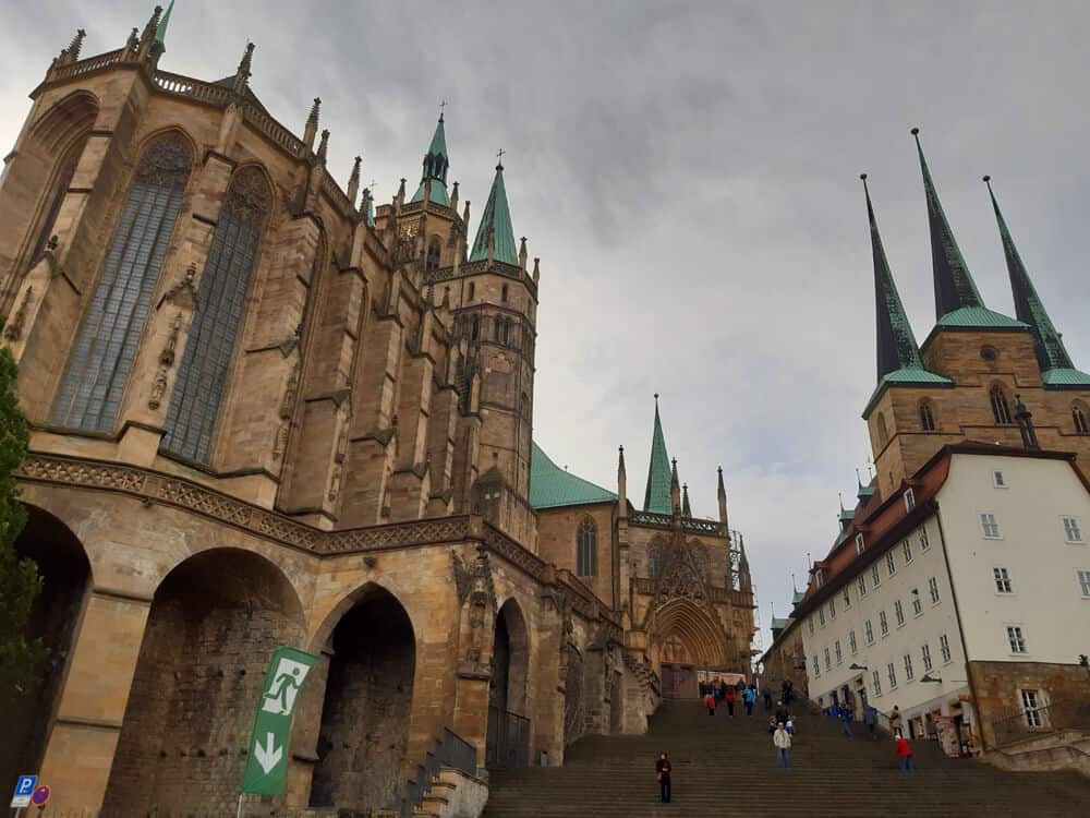 Erfurt Cathedral and St. Severus church. Why Erfurt might be Germany’s most underrated tourist destination