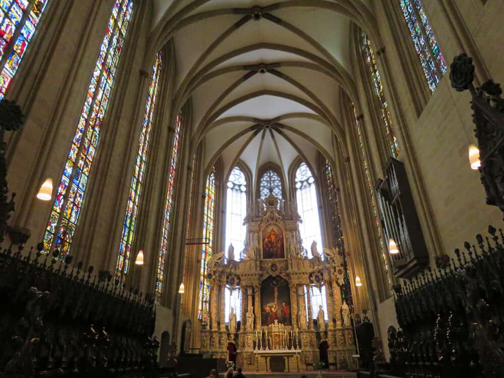 interior of Erfurt Cathedral