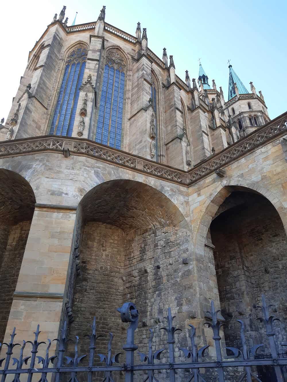 exterior of Erfurt Cathedral