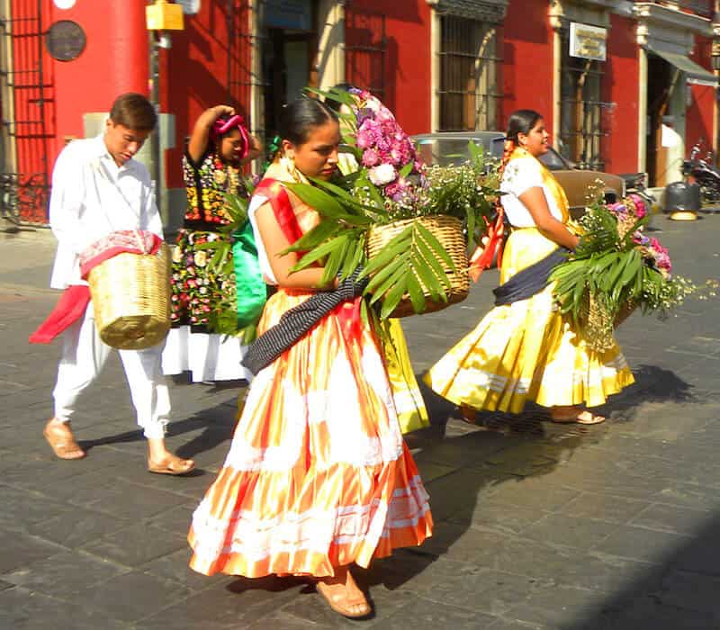 dressed up in Oaxaca