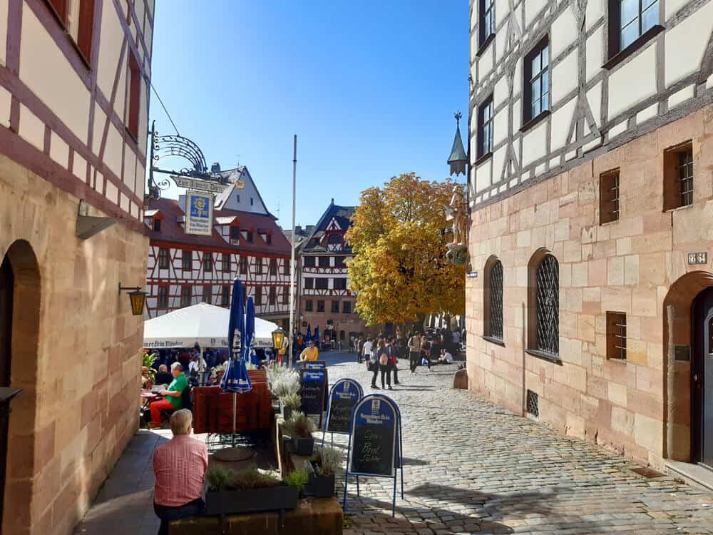 square beneath Nuremberg castle. square beneath Nuremberg castle. Why Nuremberg is worth a Visit