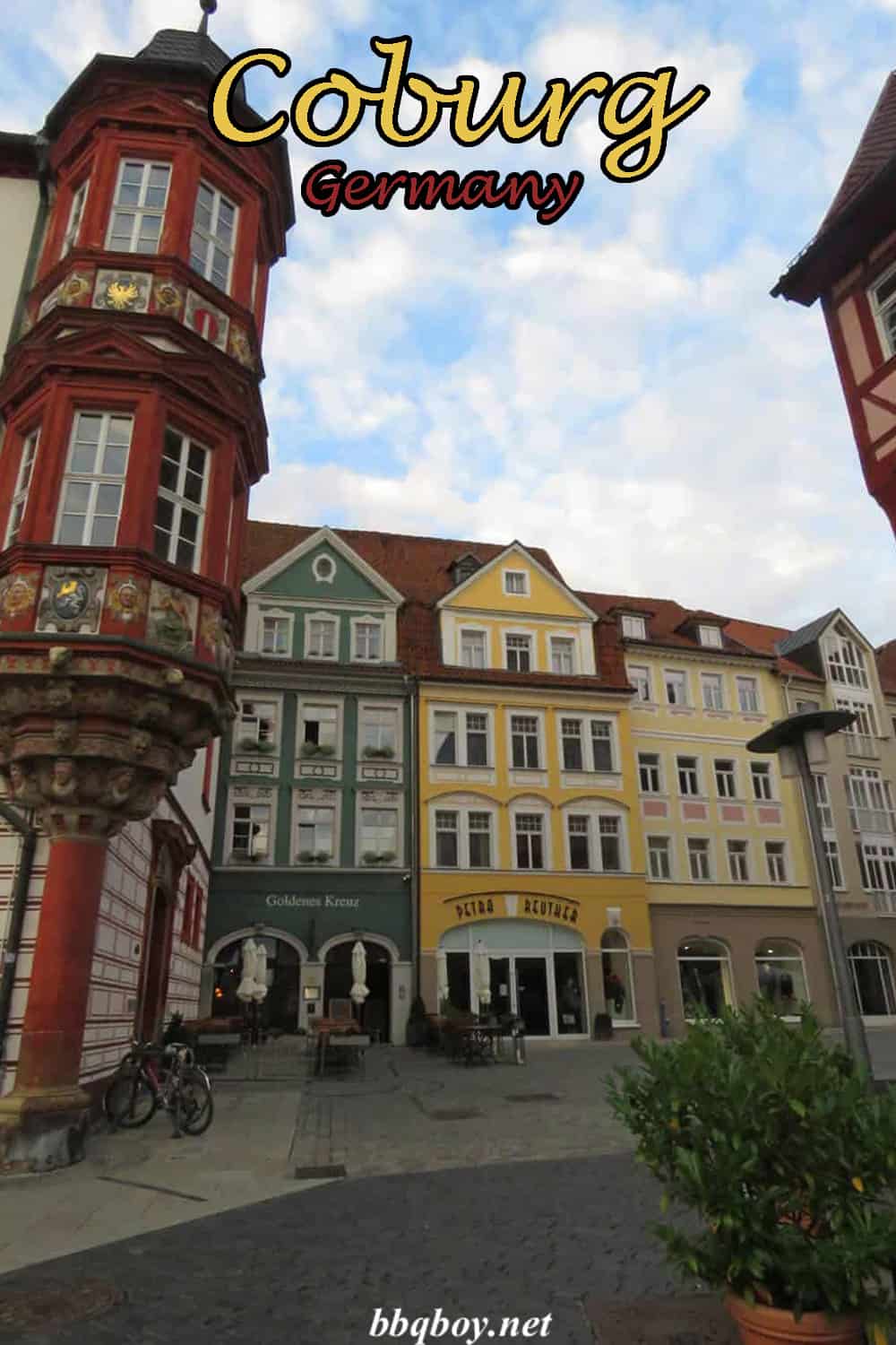 Visiting the really pretty town of Coburg, Germany