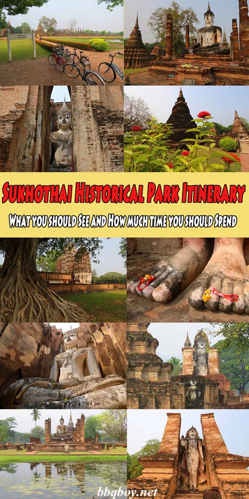 Sukhothai Historical Park Itinerary Sukhothai Historical Park Itinerary