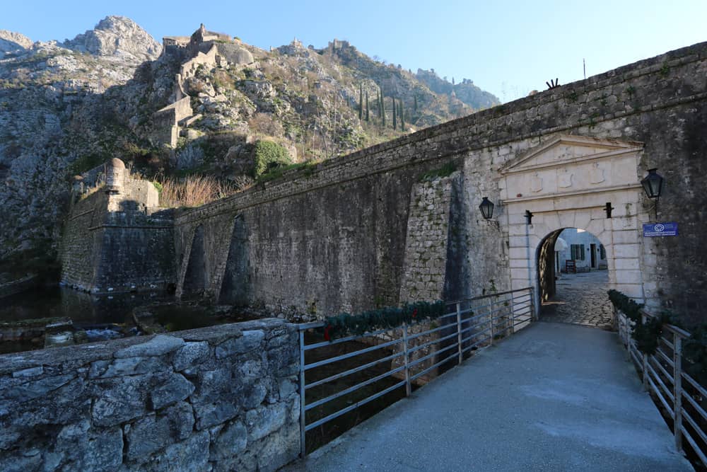 gate in Kotor. Kotor or Budva?