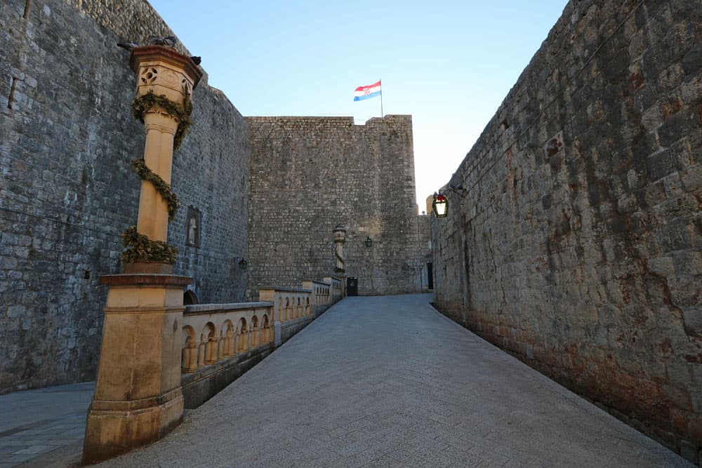 inside the Pile Gate, Dubrovnik