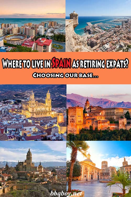 Where to live in Spain as retiring expats?