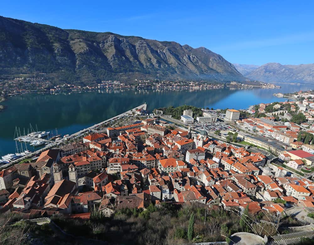 Views of Kotor Bay. Kotor or Budva?