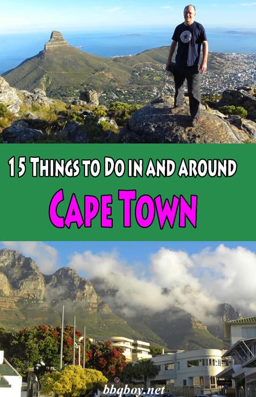 15 Things to Do in and around Cape Town 15 Things to Do in and around Cape Town
