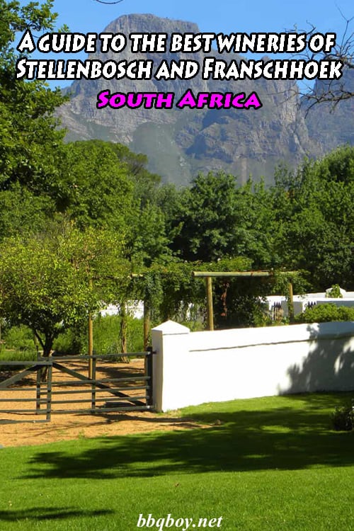 A guide to the best wineries of Stellenbosch and Franschhoek A guide to the best wineries of Stellenbosch and Franschhoek