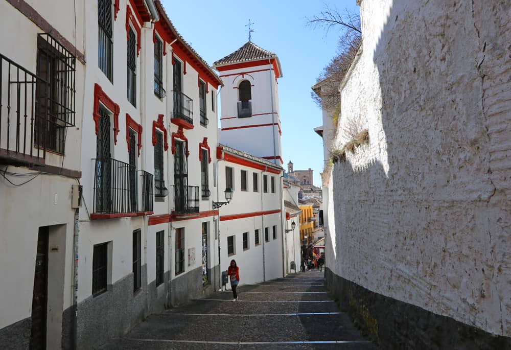 streets of the Albaicin, Granada