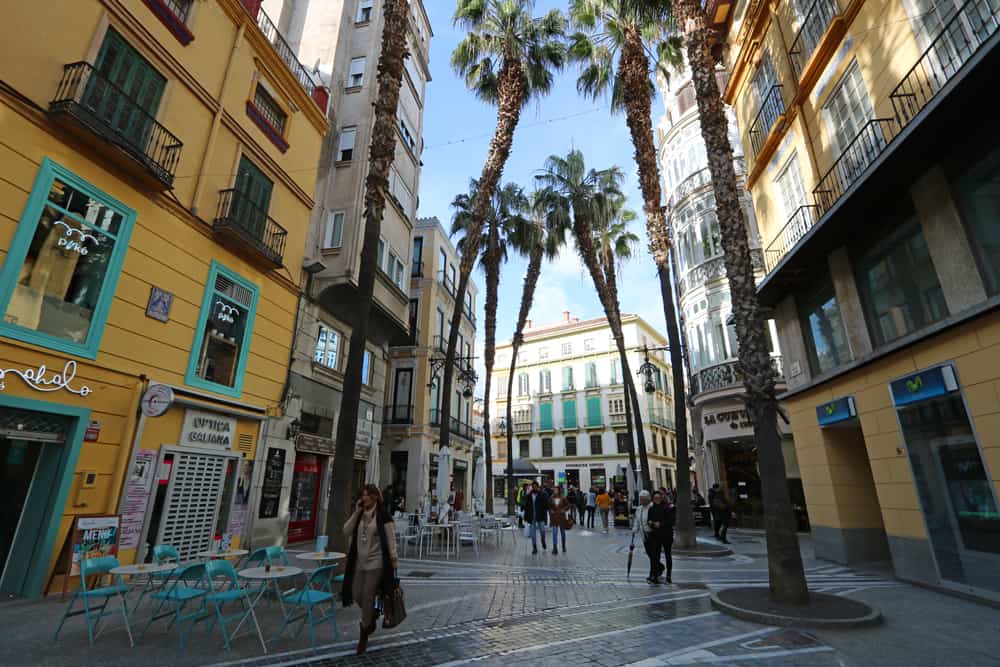 street in historic Malaga (Spain). Could we live there?