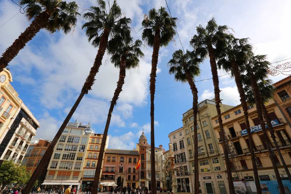 Square in Malaga. Could we live there?