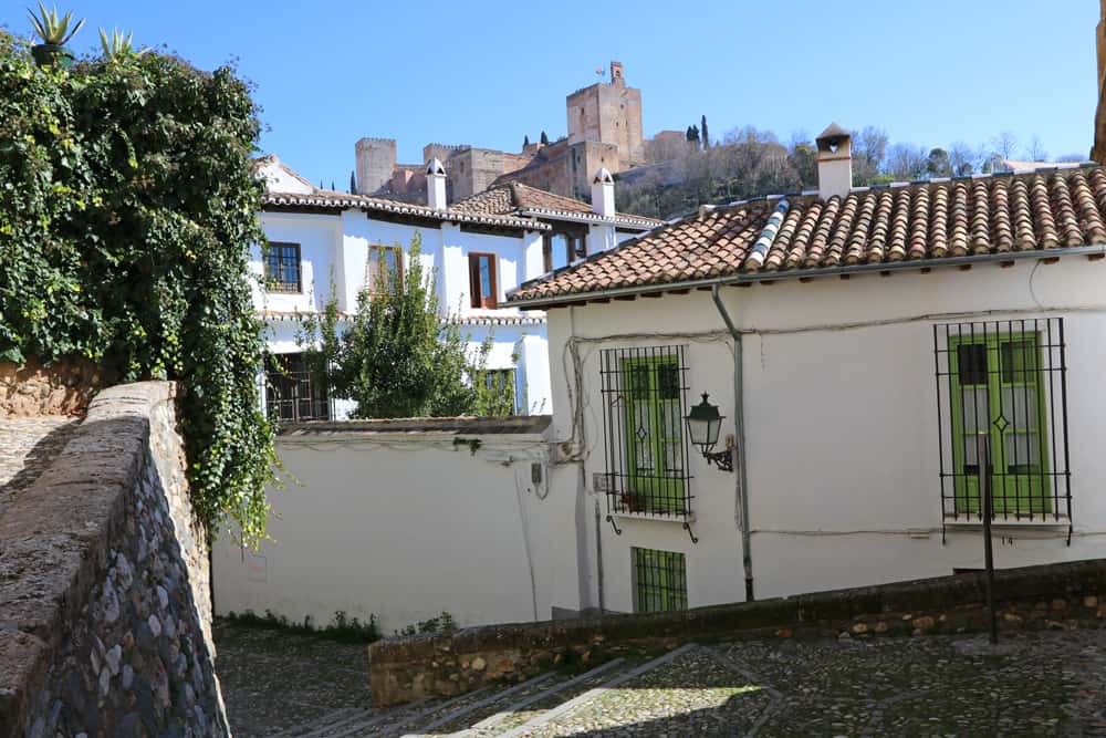 Albaicin and views of the Alhambra