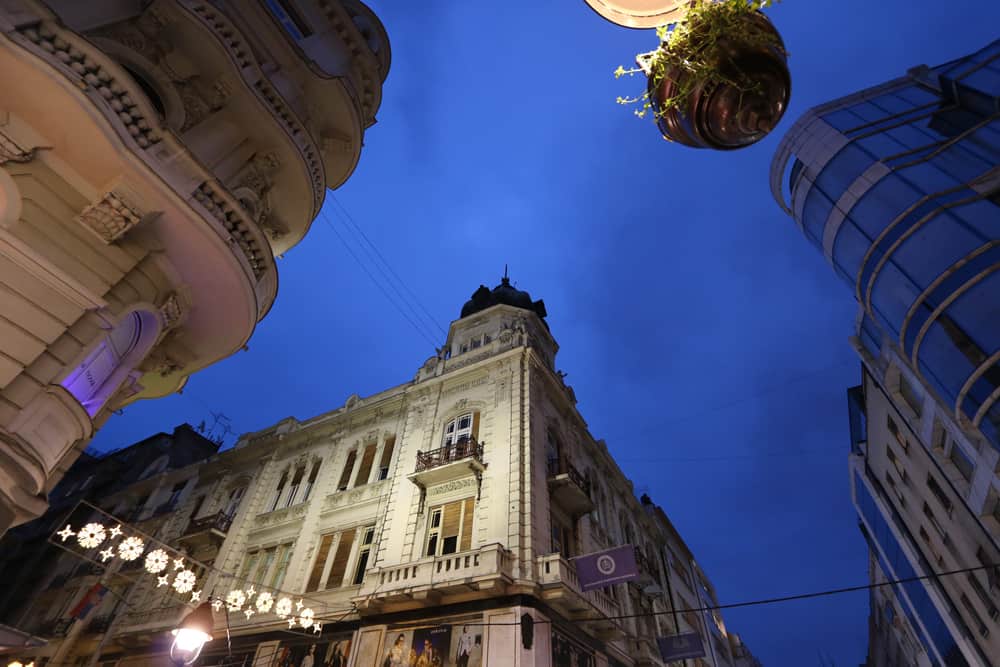 buildings in Central Belgrade