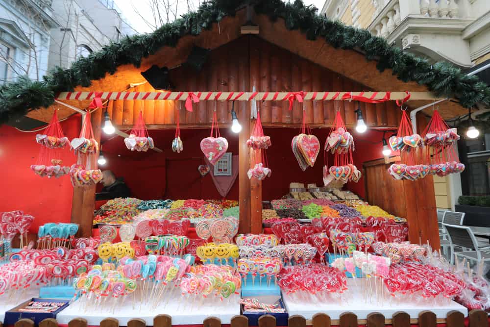 candy stand in Belgrade