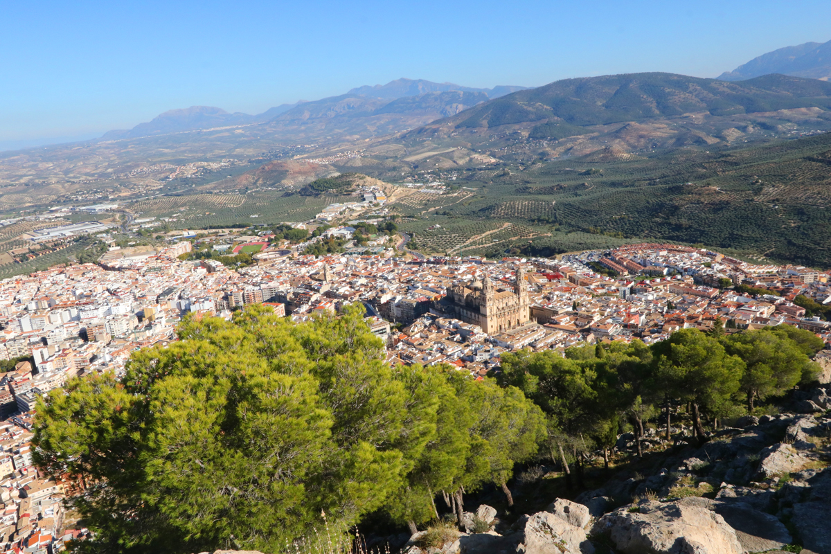 Views over Jaen Spain