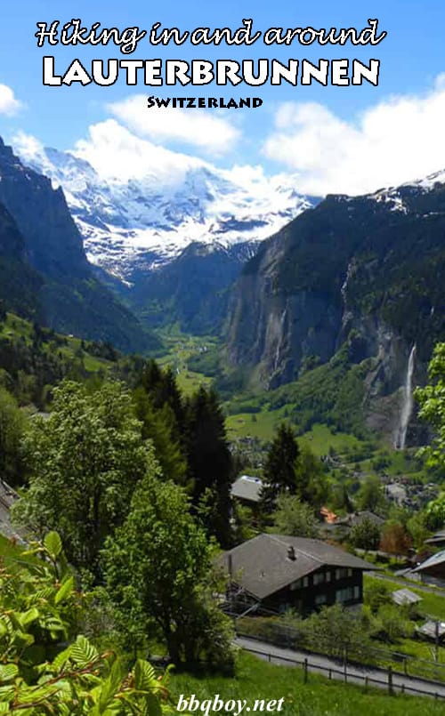 Hiking in and around Lauterbrunnen (Switzerland) Hiking in and around Lauterbrunnen (Switzerland)
