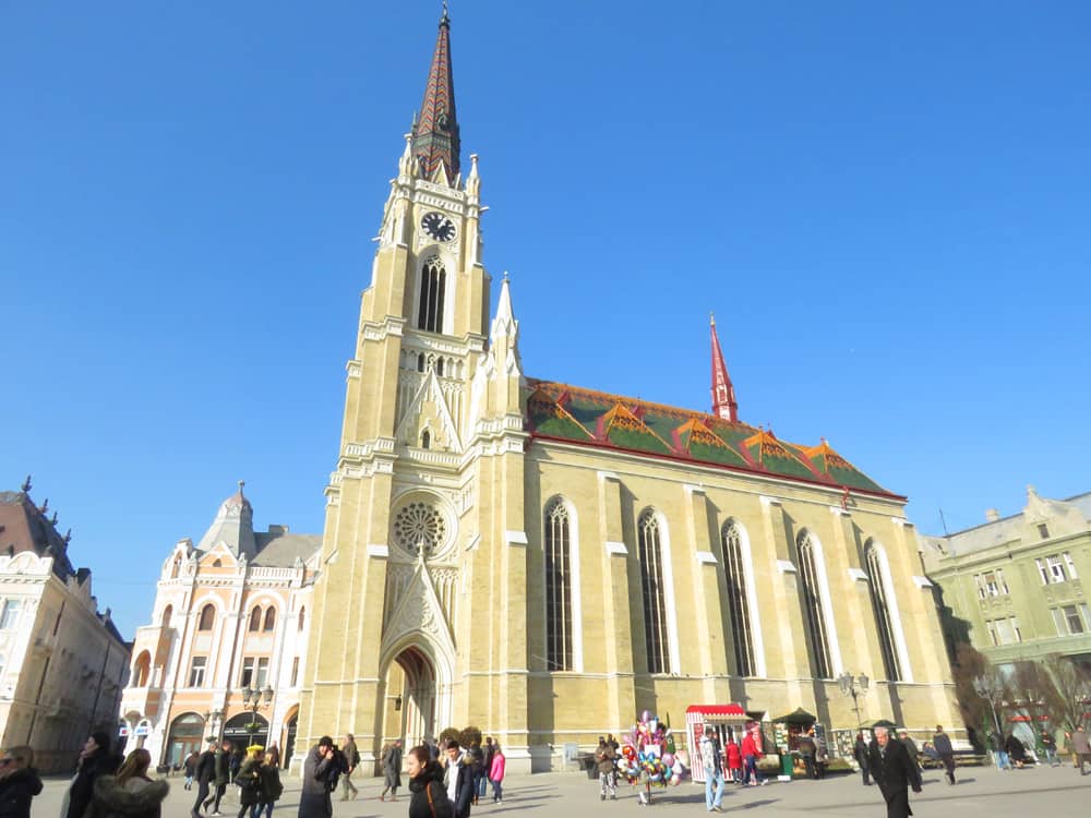 Name of Mary Church, Novi Sad. Highlights of Novi Sad