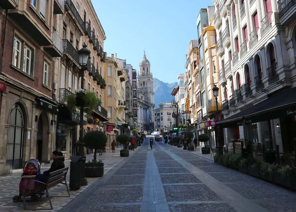 Street in Jaen, Spain
