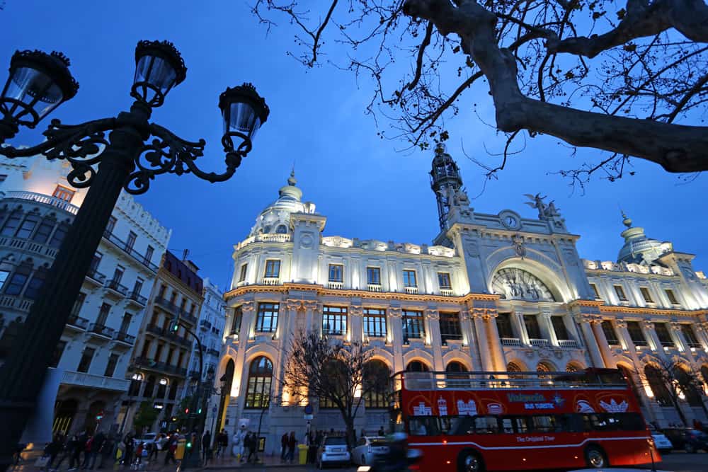 Valencia at night