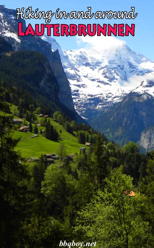 Hiking in and around Lauterbrunnen (Switzerland) Hiking in and around Lauterbrunnen (Switzerland)