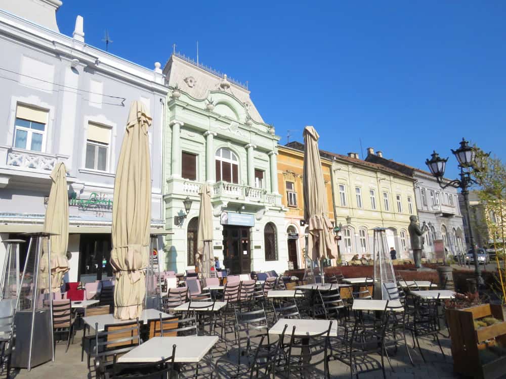street in Novi Sad