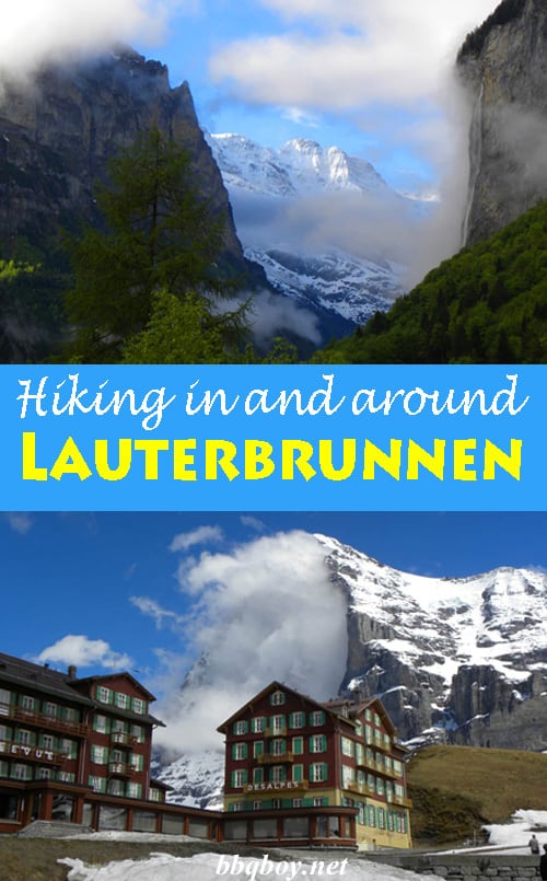 Hiking in and around Lauterbrunnen (Switzerland) Hiking in and around Lauterbrunnen (Switzerland)