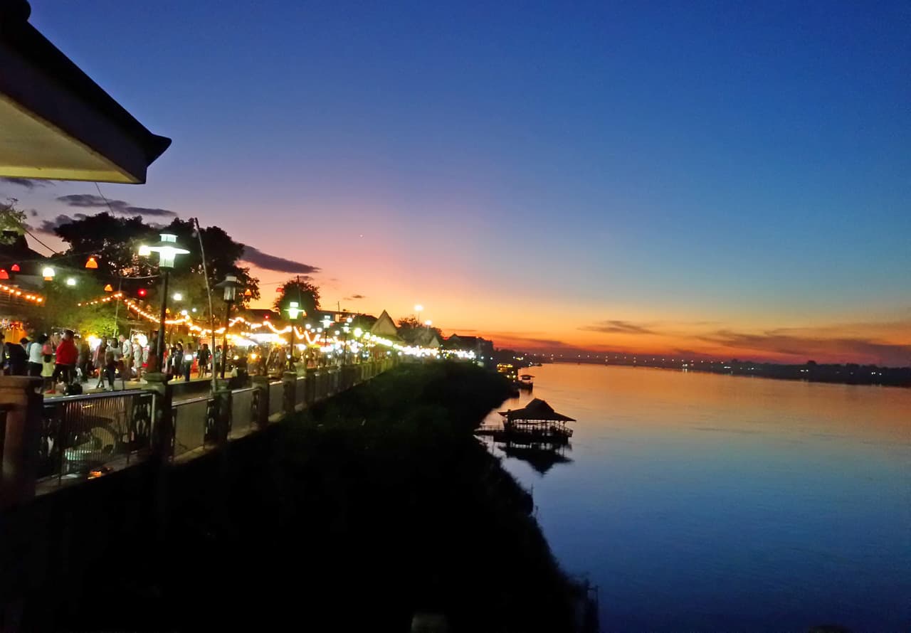 Mekong River in Nong Khai Thailand