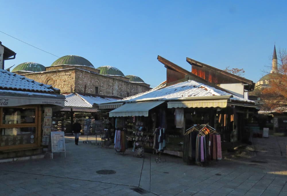 Ottoman old town in Sarajevo