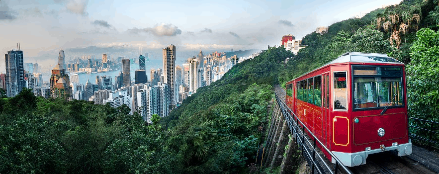 Peak tram Hong Kong