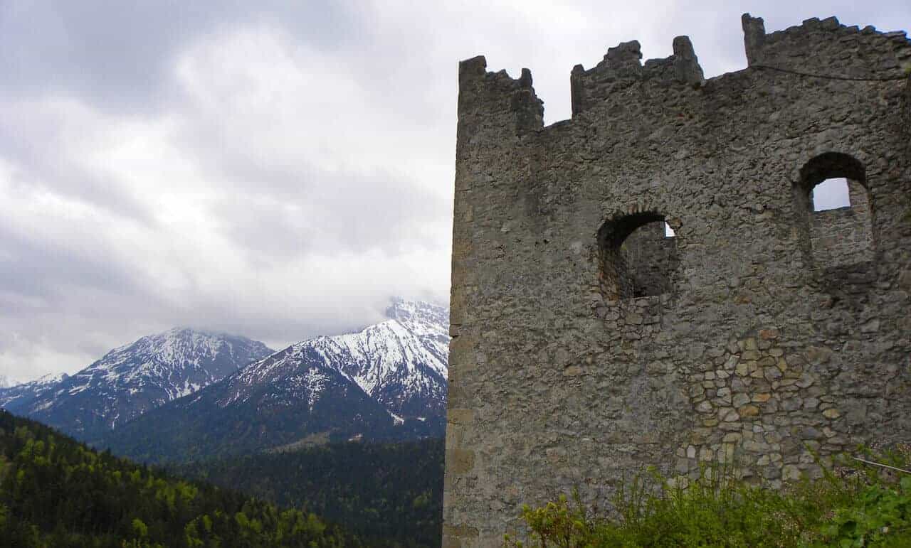 ruins in Reutte, Austria
