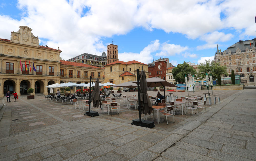 Plaza de san marcelo, Leon Spain