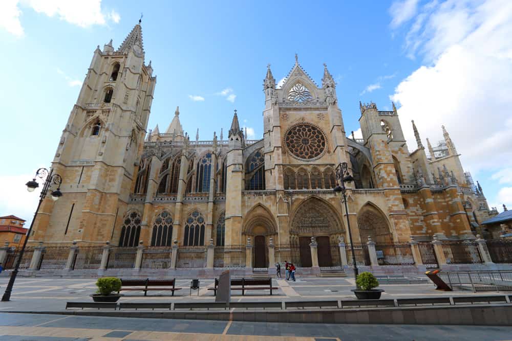 Leon Cathedral, one of the most beautiful in Spain