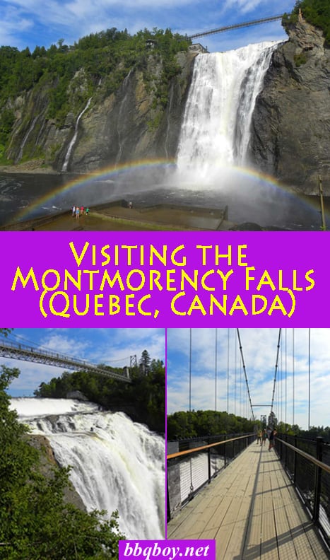 Visiting the Montmorency Falls, Quebec Visiting the Montmorency Falls, Quebec