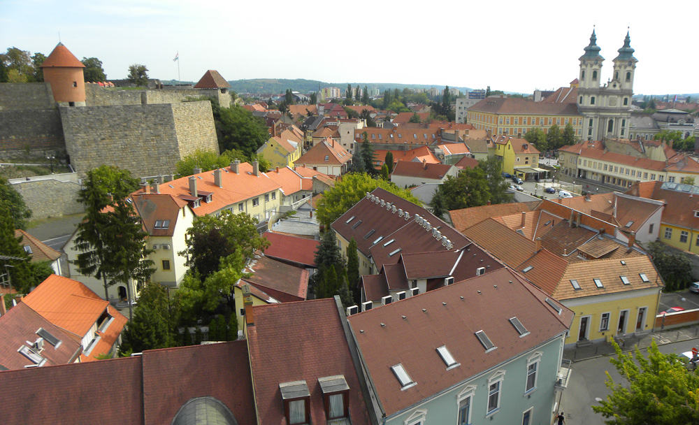 views in Eger, Hungary