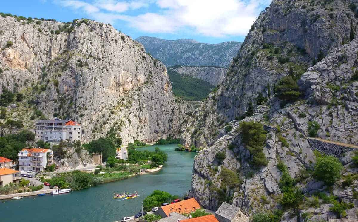 amazing views in Omis, Croatia