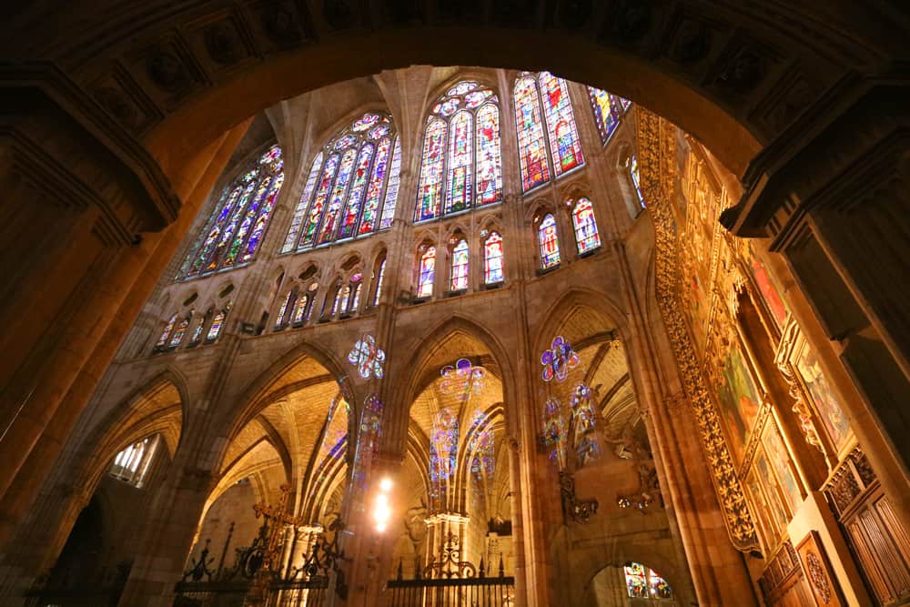 Leon Cathedral and it's stained glass