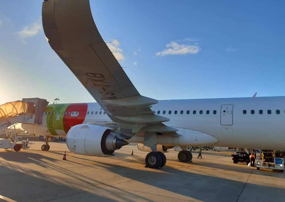 Airbus 321 Montreal to Lisbon