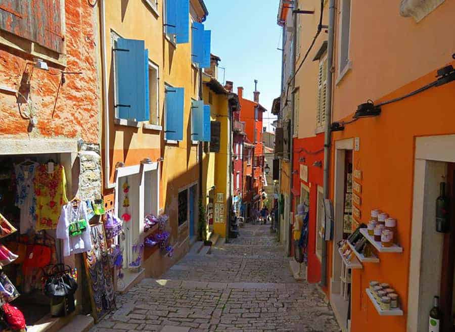 Streets of Rovinj, Croatia