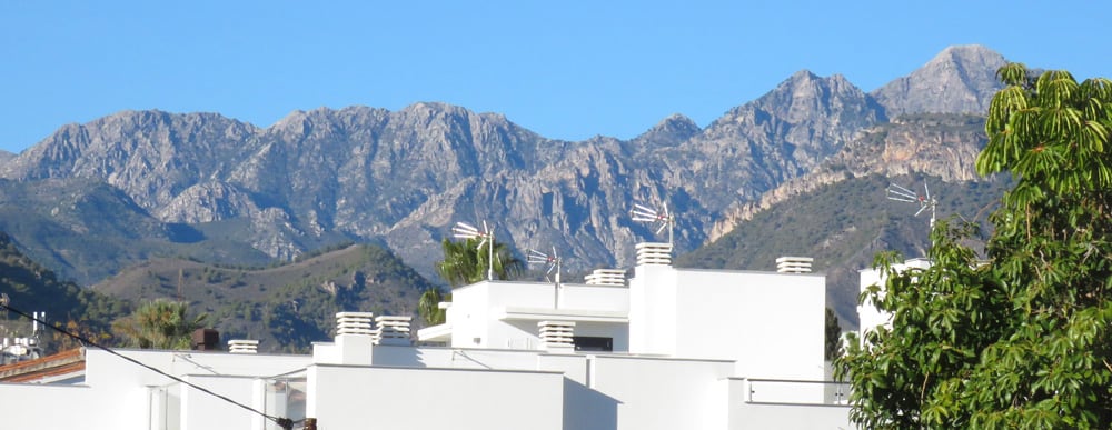 mountains in Nerja