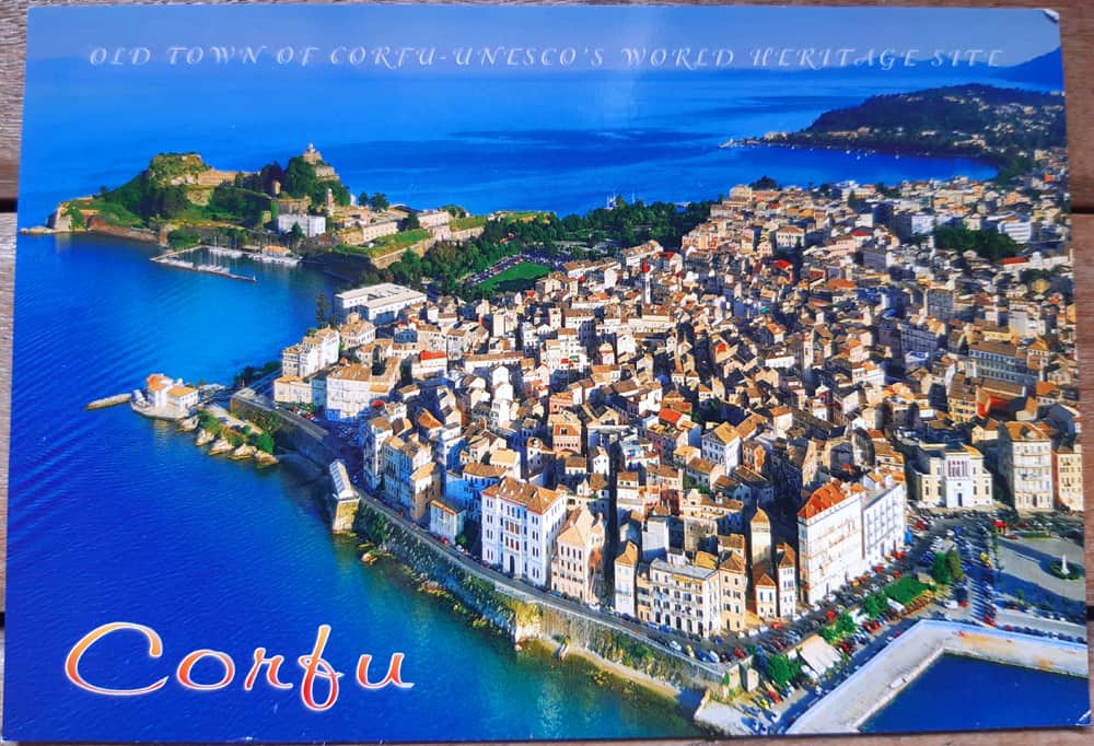 A postcard from Corfu, Greece