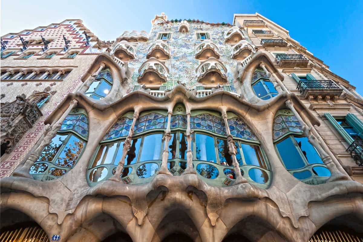 Gaudi architecture in Barcelona