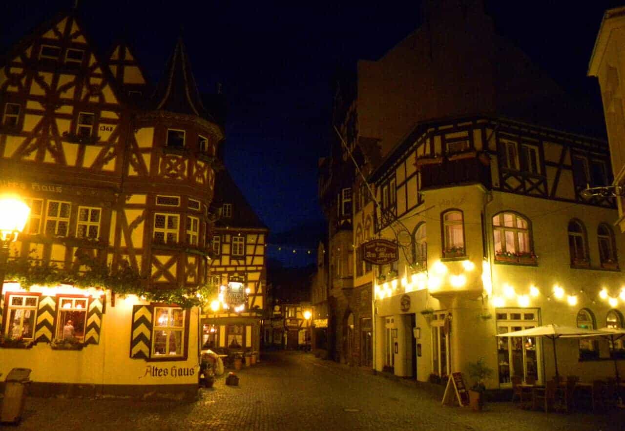 Half-timbered buildings in Bacharach