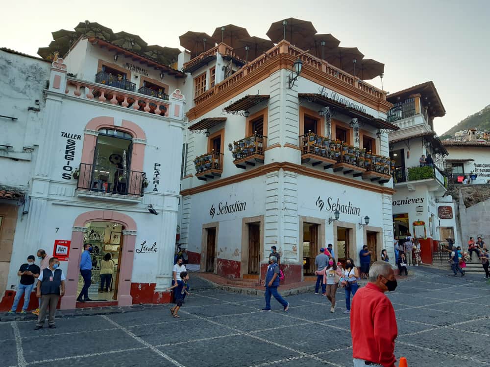 Main square in Taxco