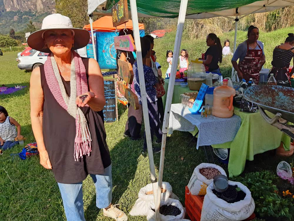 organic market Tepoztlan