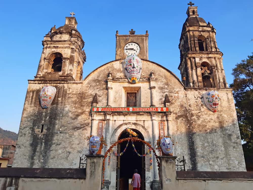 church in Tepoztland Mexico