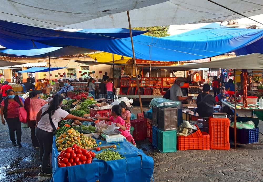 market in Tepoztlan