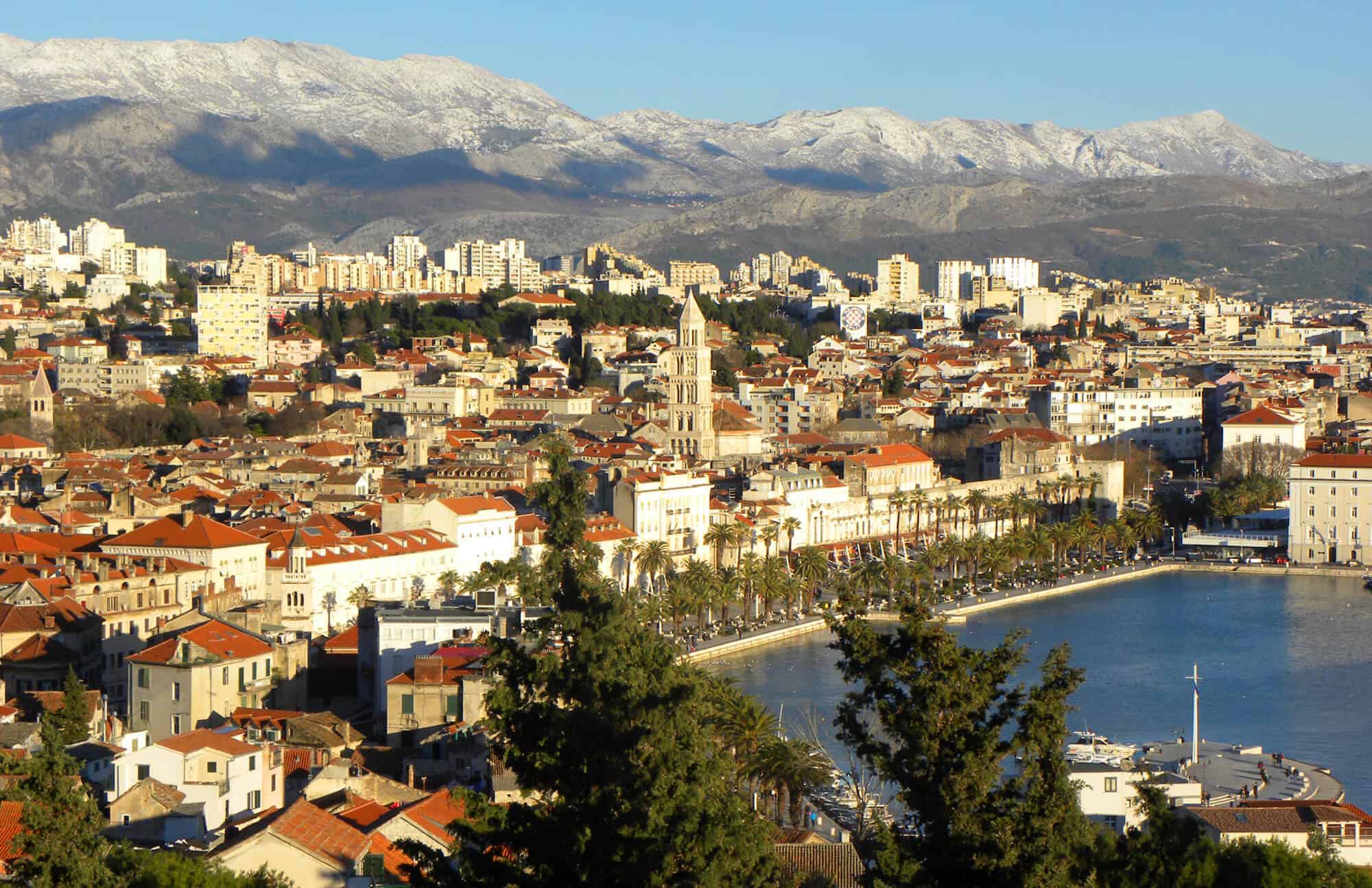 Views over Split, Croatia