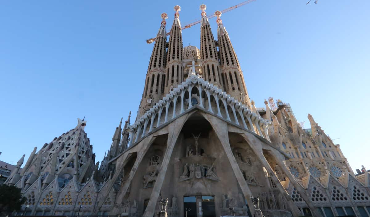 back of Sagrada Familia